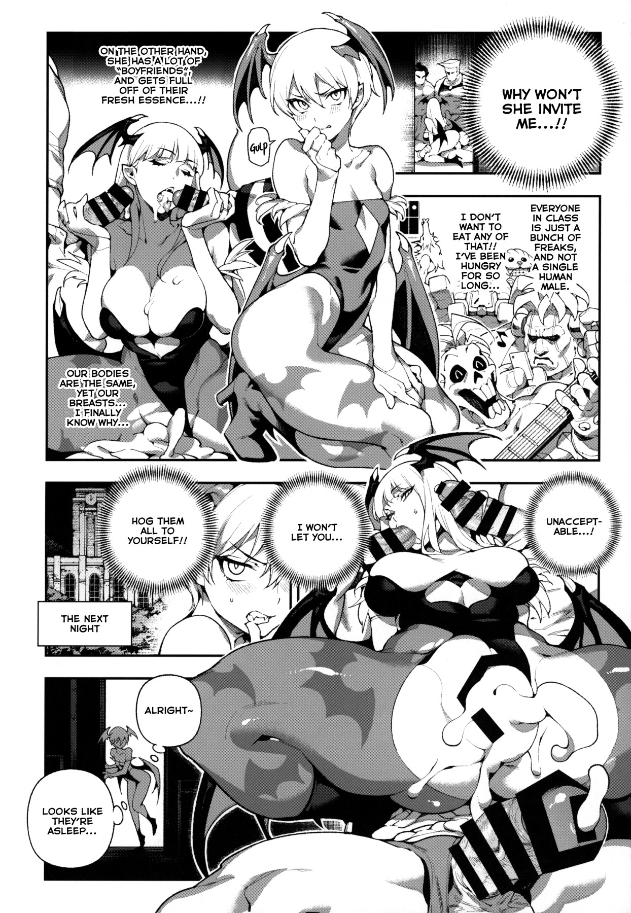 Hentai Manga Comic-Fighter Girls - Vampire-Read-6